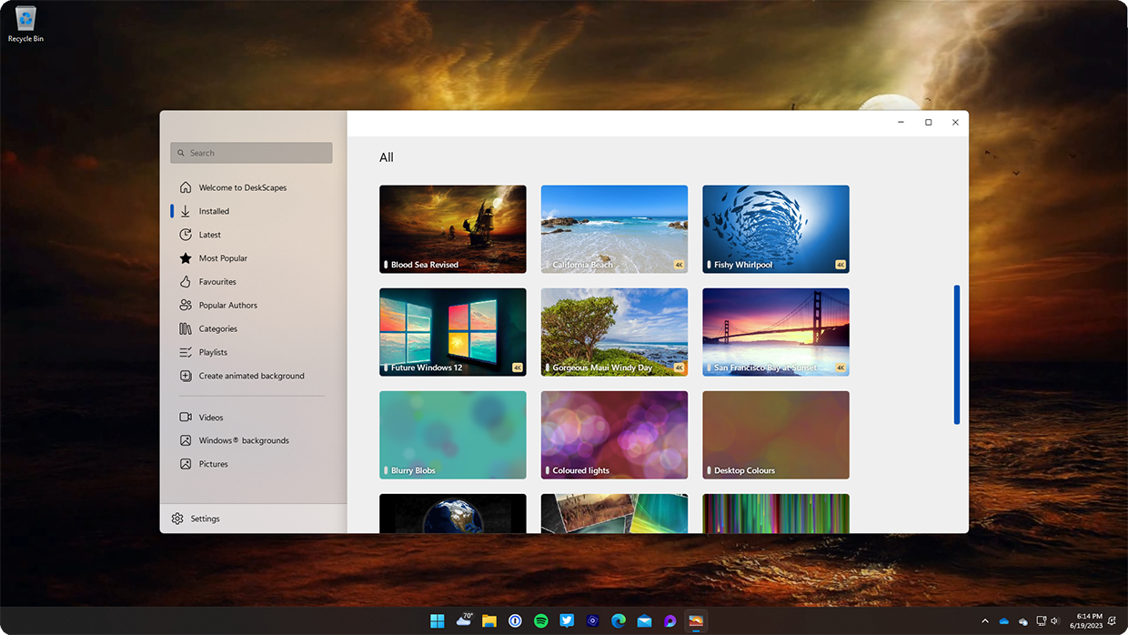 DeskScapes 整理作品