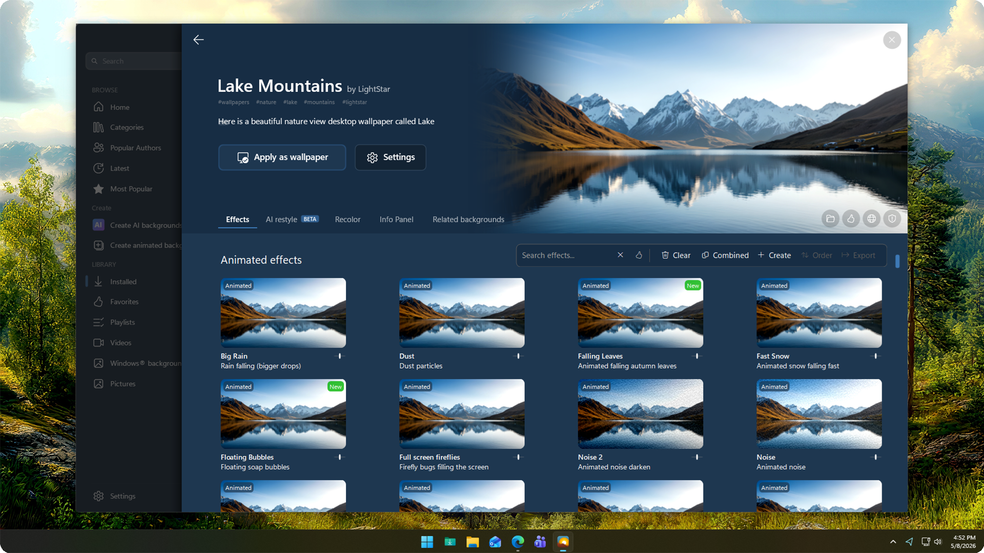 DeskScapes 2026 特效